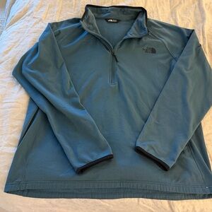 The North Face Blue Quarter-Zip Jacket